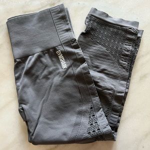 Grey Gymshark 3/4 length leggings